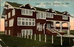 Country Club House Postcard