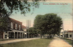 Broadway, Looking West Kissimmee, FL Postcard Postcard