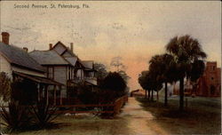 Second Avenue St. Petersburg, FL Postcard Postcard