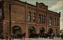 "A" Street Fire House Tacoma, WA Postcard Postcard