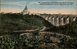 General View of Exposition from Arizona Gardens Postcard