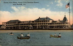 Ocean View Hotel, Ocean View Summer Resort Postcard