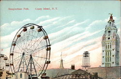 Steeplechase Park Postcard