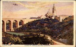 Laguna de Cabrillo and West Approach San Diego, CA Postcard Postcard