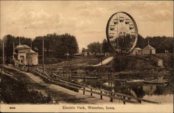 Electric Park Waterloo, IA Postcard Postcard