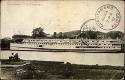 The Steamer "City of Camden" Postcard