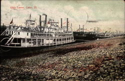 Ohio Levee Cairo, IL Postcard Postcard