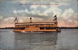 Ferry Boat "Minneapolis" Postcard