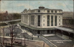 New Lackawanna Station, Showing Approaches Scranton, PA Postcard Postcard