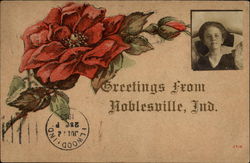 Greetings from Noblesville, Ind Postcard