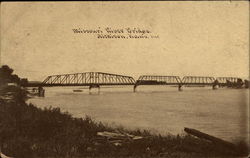 Missouri River Bridge Postcard