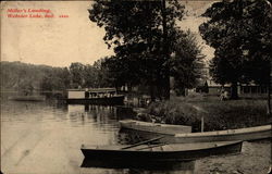 Miller's Landing, Webster Lake Postcard