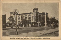 Midway Hotel on Lincoln Highway Postcard