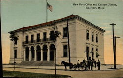 New Post Office and Custom House Postcard