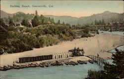 Bathing Beach Postcard