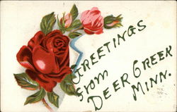 Greetings Deer Creek, MN Postcard Postcard