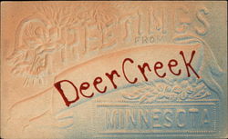 Greetings from Deer Creek Minnesota Postcard Postcard