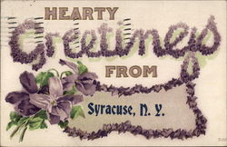 Greetings from Syracuse Postcard