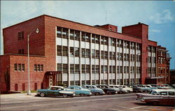 Burlington Hopsital Iowa Postcard Postcard