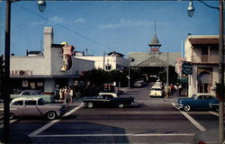 Looking North on Main Street Balboa, CA Postcard Postcard