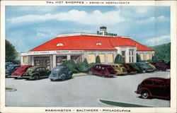 The Hot Shoppes - Drive-In Restaurants Baltimore, MD Postcard Postcard