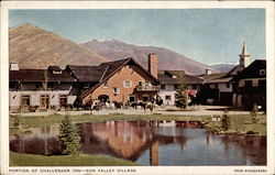 Portion of Challenger Inn Postcard