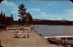 Moffitt Beach Free Public Camp Site Postcard