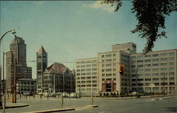 Downtown Syracuse Postcard