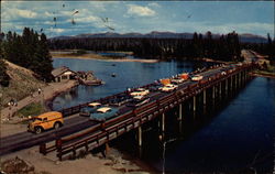 The Fishing Bridge Cody, WY Postcard Postcard