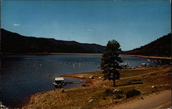 Overlooking the Boat Dock on the Beautiful Vallecito Lake Bayfield, CO Postcard Postcard