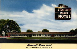 Stonecroft Manor Motel Postcard