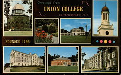 Greetings from Union College Postcard