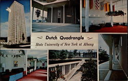 Views of Dutch Quadrangle at State University of New York Postcard