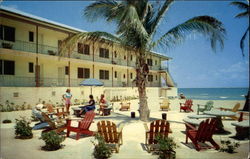 View of Ocean Strand Apartments Postcard