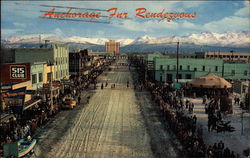 Anchorage Fur Rendezvous Alaska Postcard Postcard