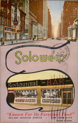 Solowey's Restaurant and Bar New York, NY Postcard Postcard