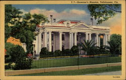 T. 7 - Governor's Mansion Tallahassee, FL Postcard Postcard