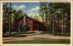 Douglas Lodge, Itasca State Park Postcard