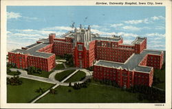 Airview, University Hospital Iowa City, IA Postcard Postcard