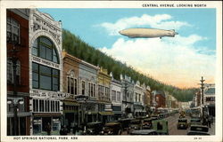 Central Avenue, Looking North Postcard