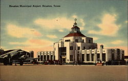 Houston Municipal Airport Postcard