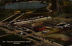 Cheyenne Transcontinental Airport Postcard