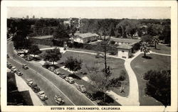 Sutter's Fort Sacramento, CA Postcard Postcard