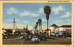 Westwood Village Los Angeles, CA Postcard Postcard