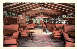 "Cocktail" Lounge of White House Cafe Laguna Beach, CA Postcard Postcard