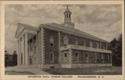 Student's Hall, Vassar College Postcard