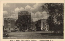 Milo P. Jewett Hall, Vassar College Postcard