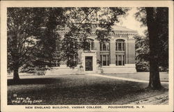 New England Building, Vassar College Postcard