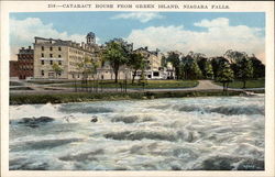 Cataract House from Green Island Postcard