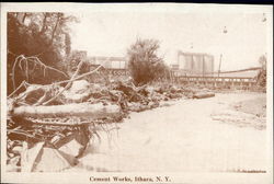 Cement Works Ithaca, NY Postcard Postcard